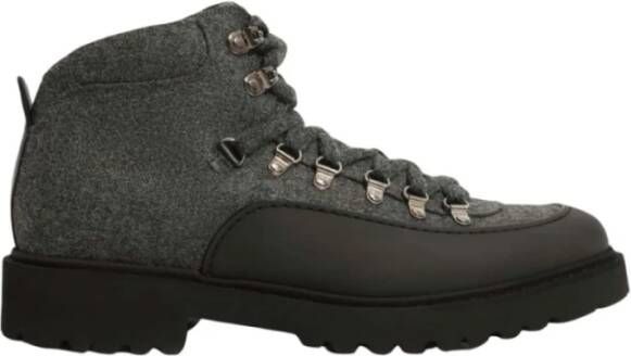 Doucal's Zwarte veterschoenen Black Heren