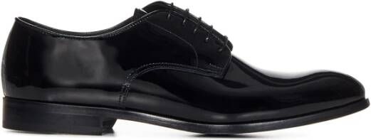 Doucal's Zwarte Veterschoenen voor Mannen