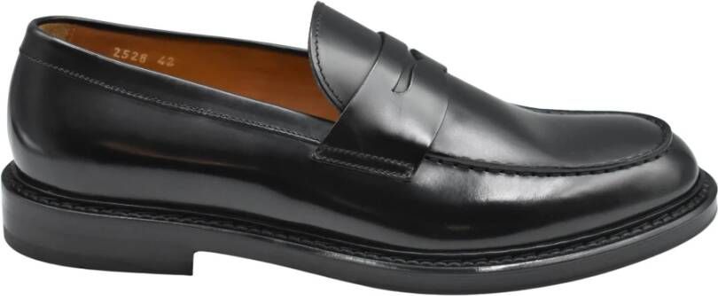 Doucal's Zwarte Veterschoenen voor Mannen