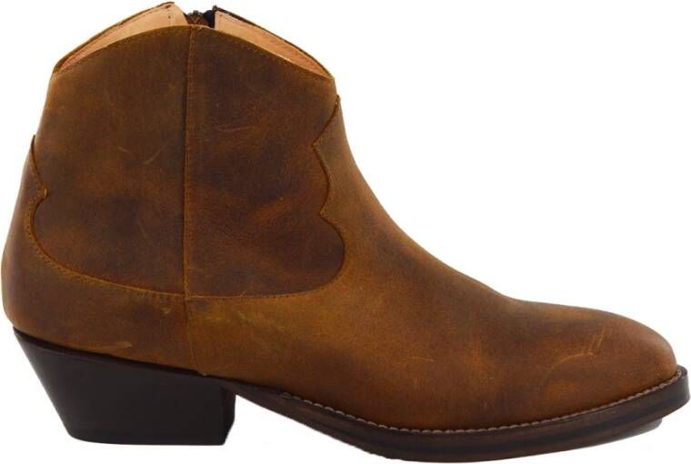 Douuod Woman Ankle Boots Brown Dames