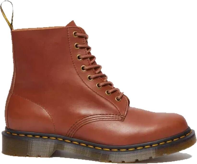 Dr. Martens 1460 Pascal Saddle Tan Laars Brown Heren