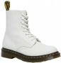 Dr Martens Dr. Martens 1460 PASCAL OPTICAL WHITE VIRA Volwassenen VeterlaarzenHalf hoge schoenen Kleur Wit beige - Thumbnail 3