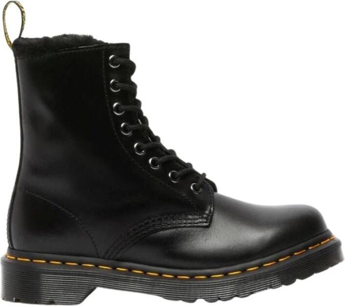 Dr Martens 1460 Serena Faux Fur Lined Boots Dr. Martens Zwart Dames