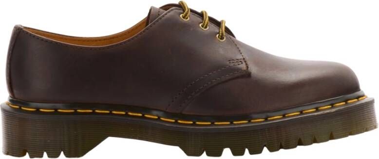 Dr. Martens Bruine leren veterschoenen Brown