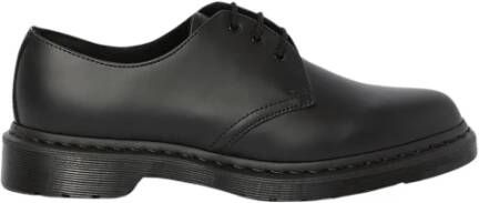 Dr. Martens Stijlvolle zwarte platte schoenen voor heren Black Heren