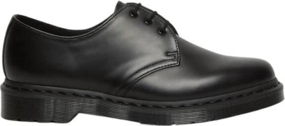 Dr. Martens Stijlvolle zwarte platte schoenen voor heren Black Heren