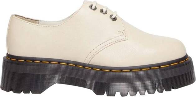 Dr. Martens 1461 Quad II Leren Schoenen Beige Dames