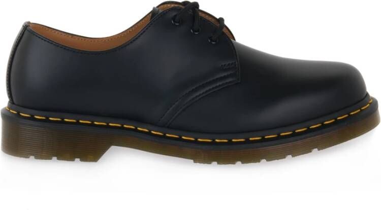 Dr. Martens 1461 Zwarte Gladleren Schoen Black Heren