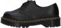 Dr. Martens 1461 Quad Smooth Leather Platform Schoenen Zwart Gepolijst Glad Black Dames - Thumbnail 48