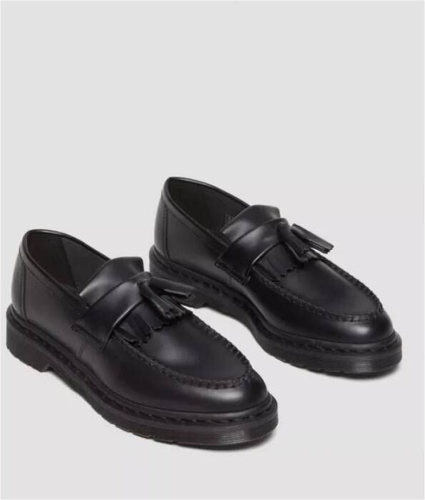 Dr. Martens Klassieke zwarte loafers met franjes Black Dames - Foto 2