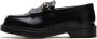 Dr. Martens Elegante Atlas Leren Loafers met Franje en Metalen Gesp Black Heren - Thumbnail 11