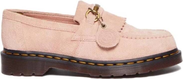 Dr. Martens Adrian Snaffle Suede Loafers Pink Unisex