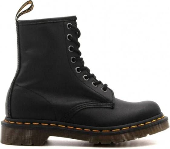 Dr martens Dr. Martens 1460 Pascal Front Zip Zwart Leer Veterboots Dames - Foto 8