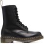 Dr. Martens Zwarte Leren Laarzen met Logo Treklus Black - Thumbnail 7
