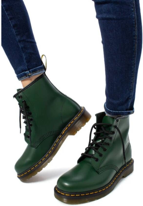 Dr. Martens Ankle Boots Groen Dames