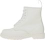 Dr Martens Dr. Martens 1460 PASCAL MONO OPTICAL WHITE Volwassenen VeterlaarzenHalf hoge schoenenPopulaire damesschoenen Kleur Wit beige - Thumbnail 2