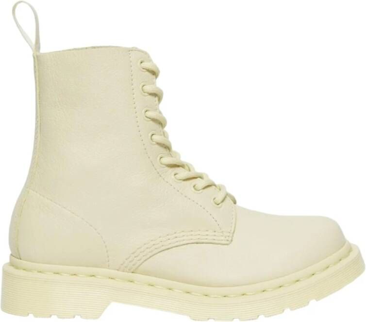 Dr. Martens Beige Casual Dames Leren Enkellaarzen