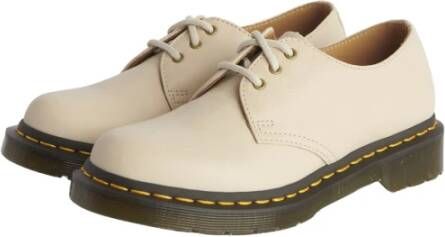 Dr. Martens Professionele leren zakelijke schoenen voor vrouwen Beige Dames