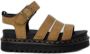 Dr martens Dr. Martens Blaire savannah tan Beige Nubuck Platte sandalen Dames - Thumbnail 35