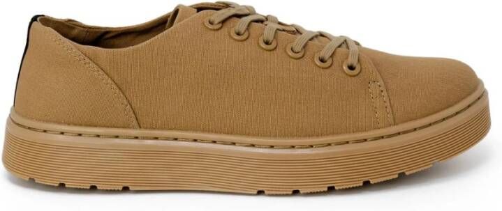 Dr. Martens Beige Plain Rubberen Zool Sneakers Beige Heren