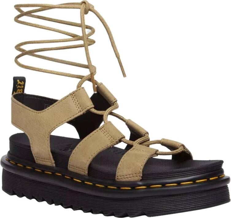 Dr. Martens Tumbled Leather Gladiator Style Sandalen Brown Dames - Foto 4