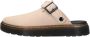 Dr. Martens CARLSON WARM SAND E H SUEDE Platte sandalenDames Sandalen Wit beige - Thumbnail 4