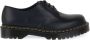 Dr. Martens 1461 Quad Smooth Leather Platform Schoenen Zwart Gepolijst Glad Black Dames - Thumbnail 2