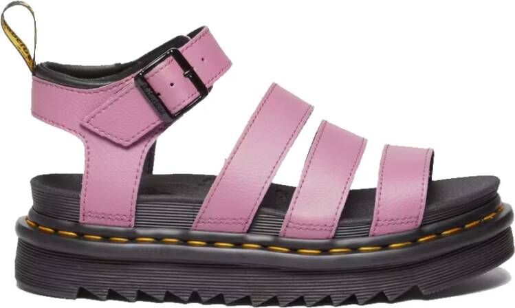 Dr. Martens Blaire Athenea Leren Sandaal Purple Dames