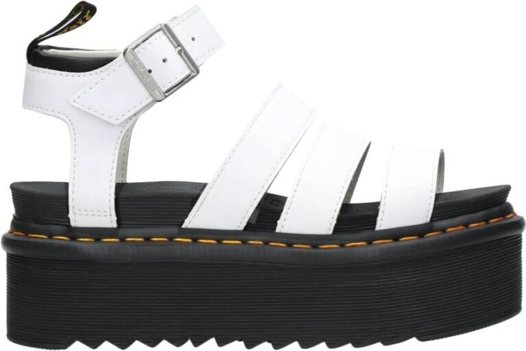 Dr Martens Blaire Softy T Multi Strap Platform Sandals Dr. Martens Wit Dames