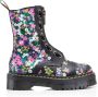 Dr. Martens Bloemig hoog model leren schoenen Multicolor Dames - Thumbnail 1