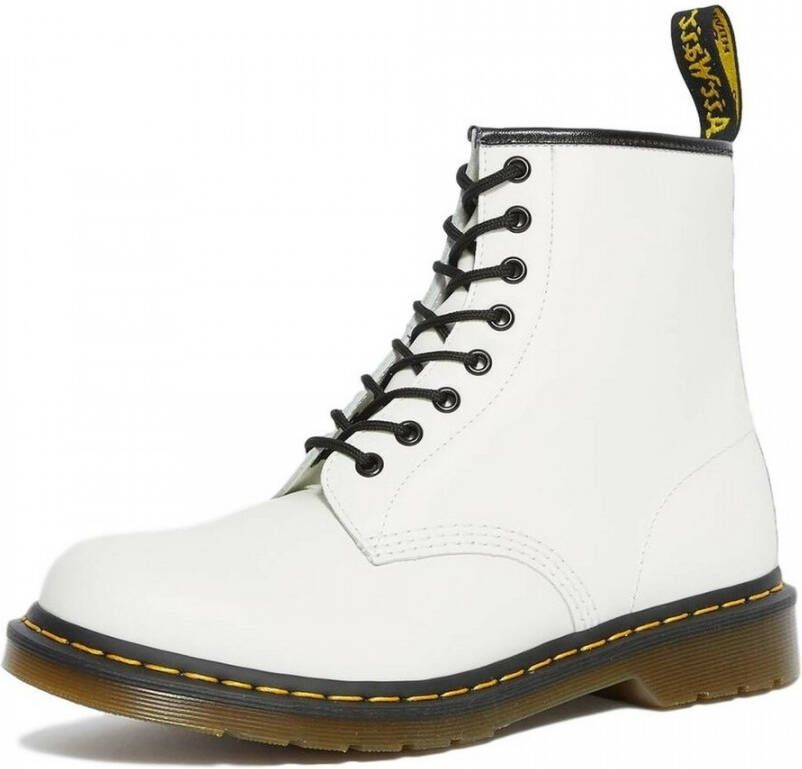 Dr. Martens Dr Martens Schoenen Enkellaarsjes DM11822100-1460-WHITE Unisex Wit - Foto 8