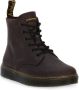 Dr. Martens Hoge Sneaker van Donkerbruin Leer Brown Unisex - Thumbnail 1