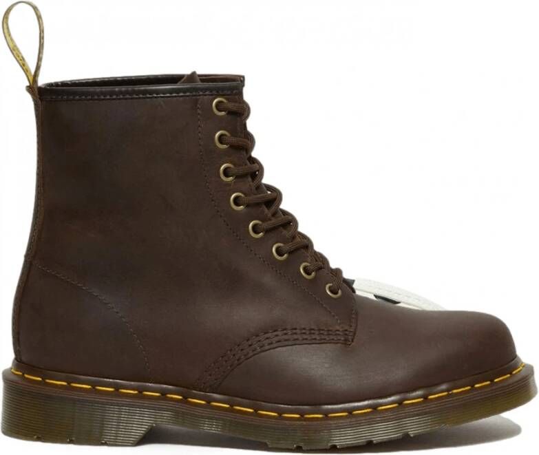 Dr Martens Dr. Martens 1460 J Gaucho Wildhorse Lamper leren veterboots donkerbruin - Foto 14