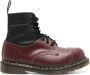 Dr. Martens Bordeaux Leren Laarzen met Paneeldesign Red Dames - Thumbnail 1