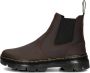 Dr martens Embury Dark Brown Crazy Horse Bruin Leer Chelsea boots Unisex - Thumbnail 3