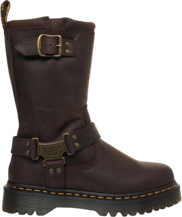 Dr. Martens Bruine Enkellaarzen met Gesp Sluitingen - Foto 2