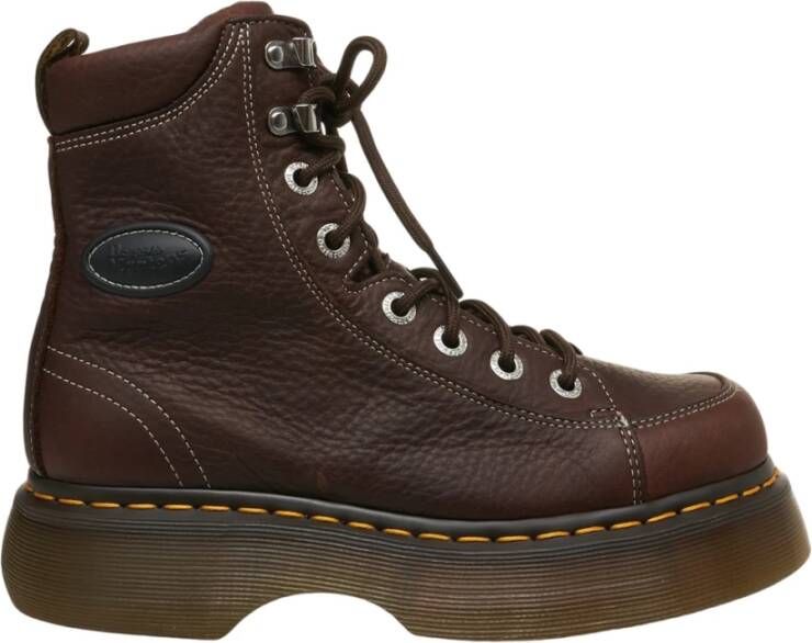 Dr. Martens Bruine Enkellaarzen met Profielzool