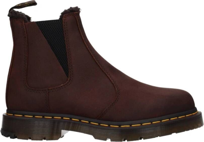 Dr. Martens Bruine leren enkellaarzen
