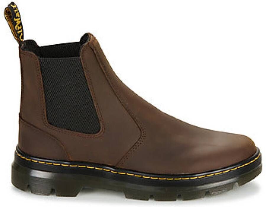Dr martens Embury Dark Brown Crazy Horse Bruin Leer Chelsea boots Unisex - Foto 7