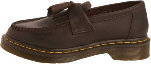 Dr. Martens Bruine Leren Moccasinschoenen met Kwastjes Brown Dames