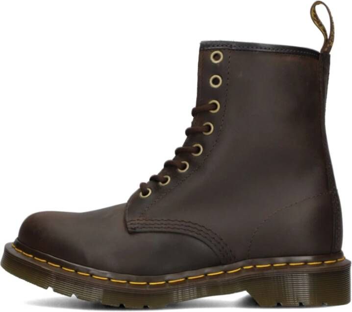 Dr Martens Dr. Martens 1460 J Gaucho Wildhorse Lamper leren veterboots donkerbruin - Foto 9