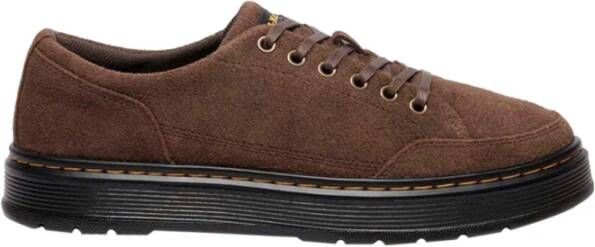 Dr. Martens Bruine Suède Sneakers met Gouden Oogjes - Foto 2
