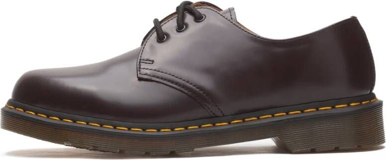 Dr. Martens Paarse Leren Veterschoenen Purple