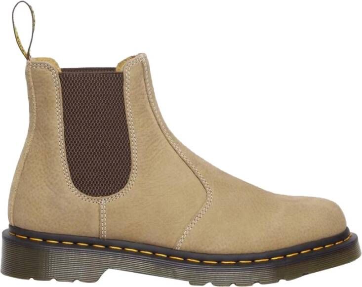 Dr martens 2976 Savannah Tan Beige Nubuck Chelsea boots Unisex