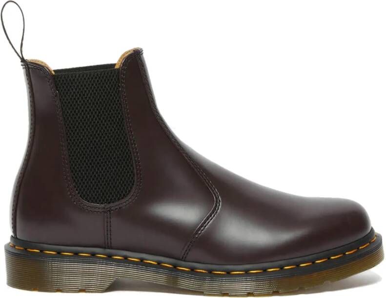 Dr. Martens Chelsea Burgundy Smooth Laarzen Red Dames