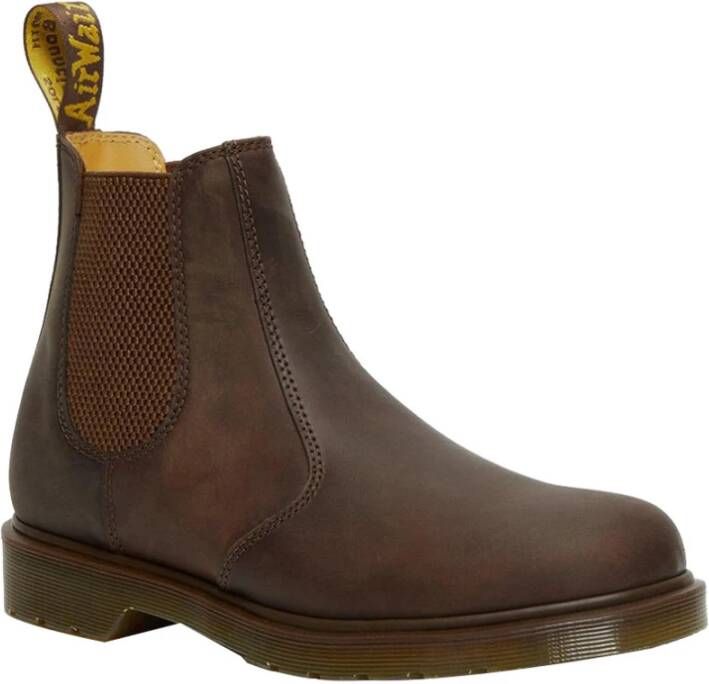 Dr. Martens Authentieke leren laarzen met een kenmerkende stijl en comfort Brown - Foto 10