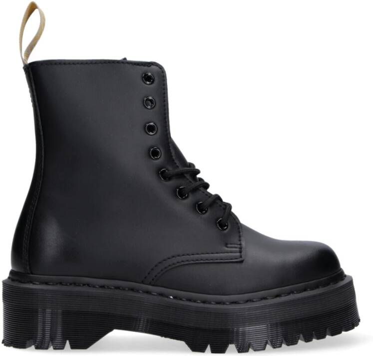 Dr. Martens Eco-leren ritslaarzen zwarte platformszool Black - Foto 8