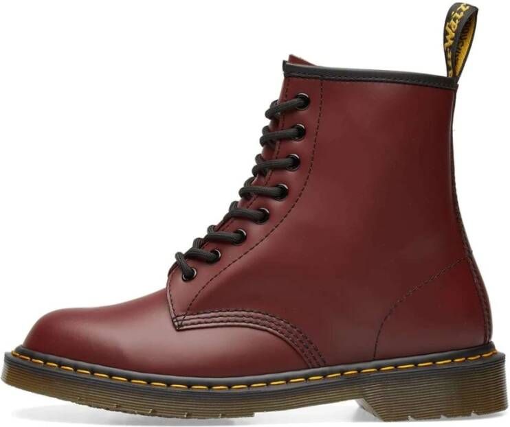 Dr. Martens Cherry Red Smooth Boots
