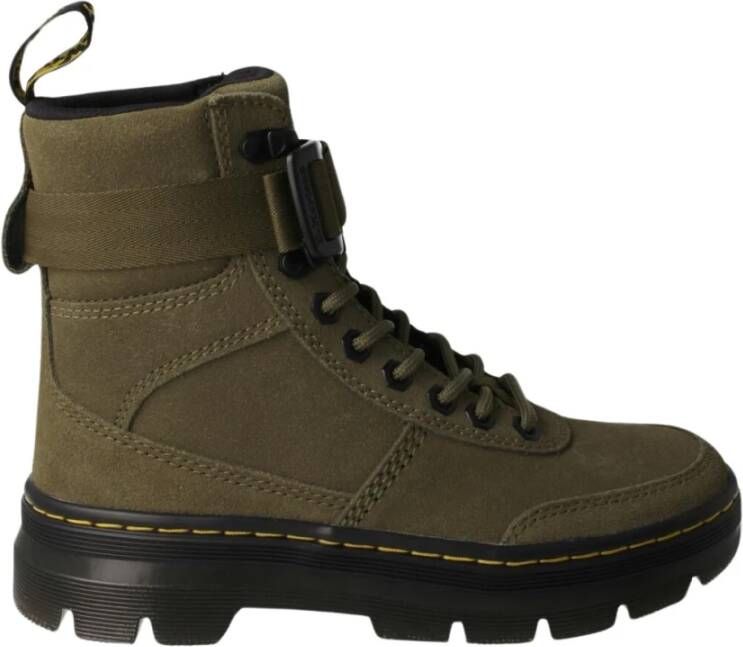 Dr. Martens Combs Tech Olijfkleurige Dameslaars Green Dames