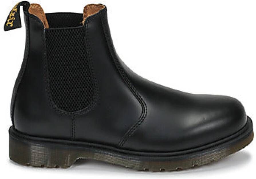 Dr. Martens Klassieke Chelsea-laarzen van glad leer met gele stiksels en AirWair-logo Black - Foto 17